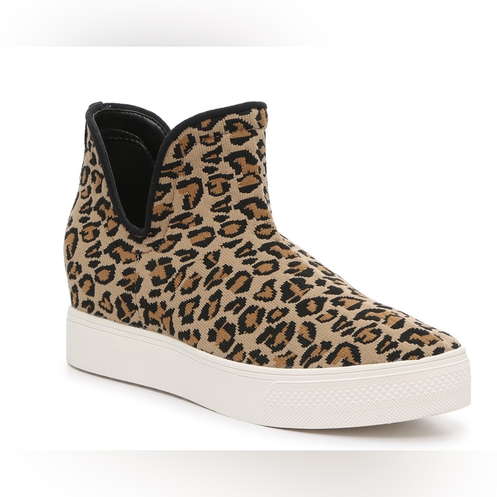 Cheetah Print Steve Madden Lowry High-Top Sneaker size 10